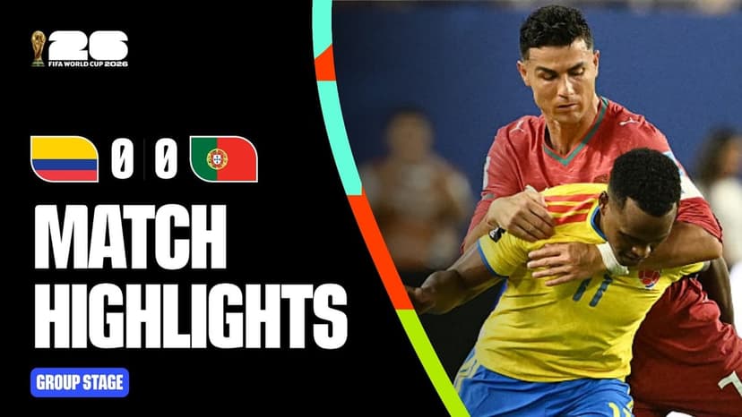 Colombia vs Portugal Match Highlights