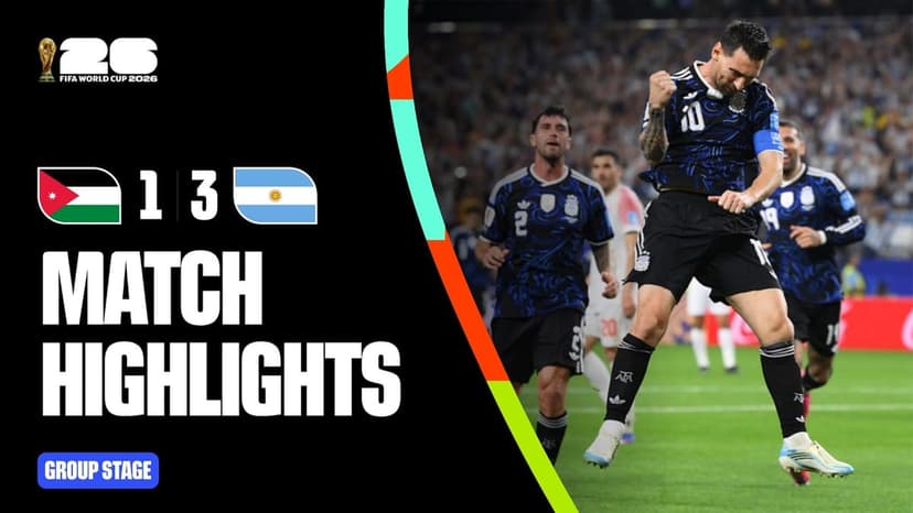 Jordan vs Argentina Match Highlights