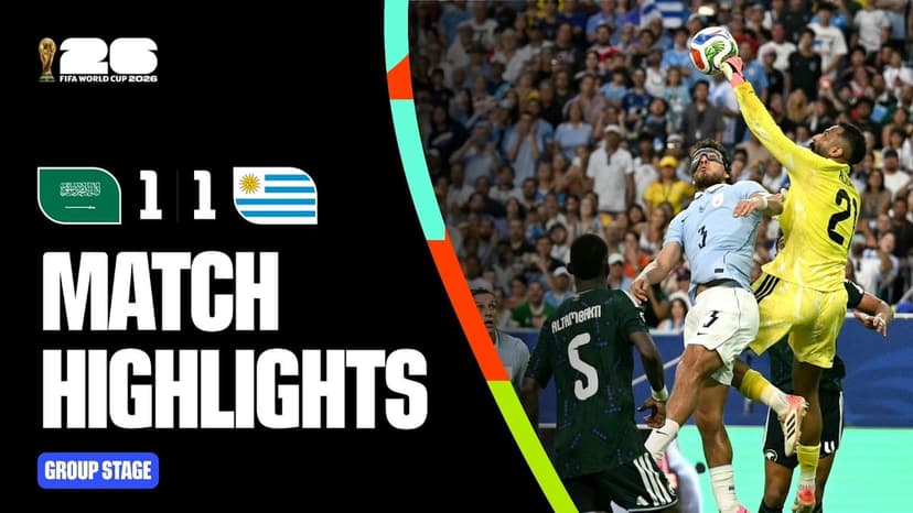 Saudi Arabia vs Uruguay Match Highlights
