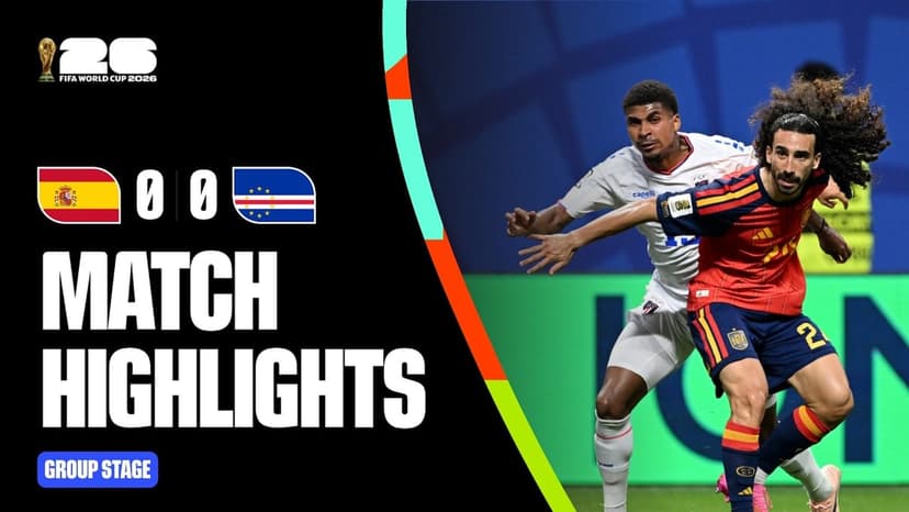 Spain vs Cabo Verde Match Highlights
