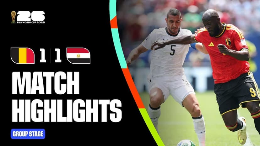Belgium vs Egypt Match Highlights