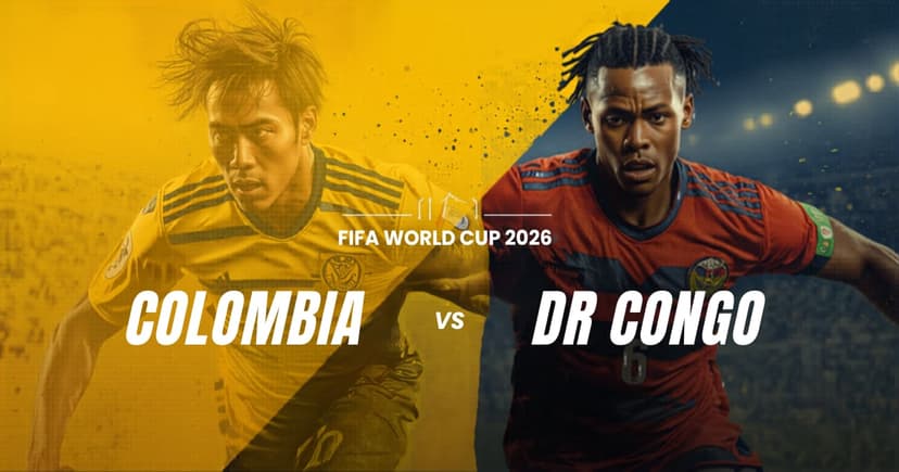 Colombia vs DR Congo Match Highlights