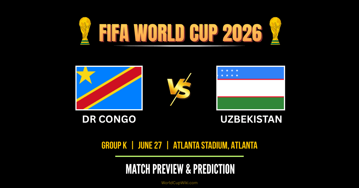 DR Congo vs Uzbekistan
