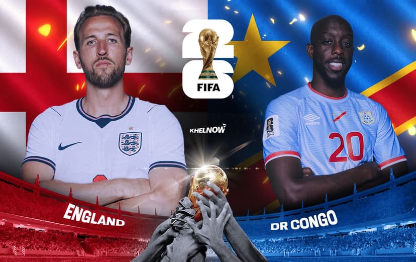 England vs DR Congo Match Highlights