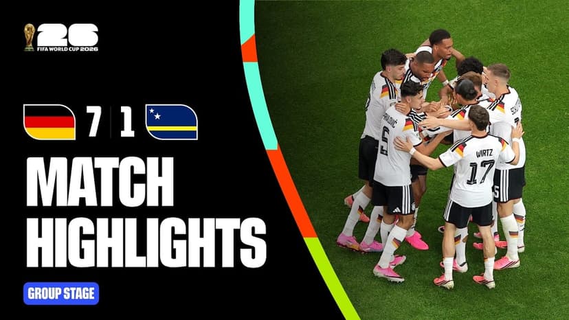 Germany vs Curaçao Match Highlights