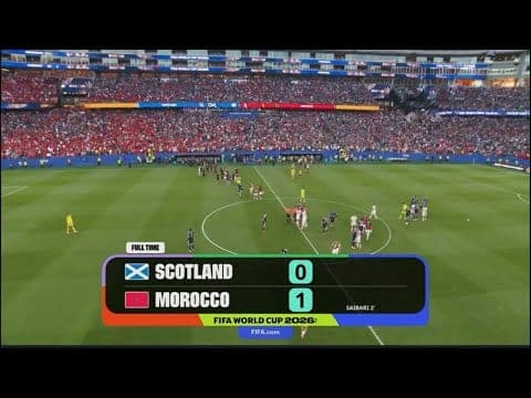 Scotland vs Morocco Match Highlights