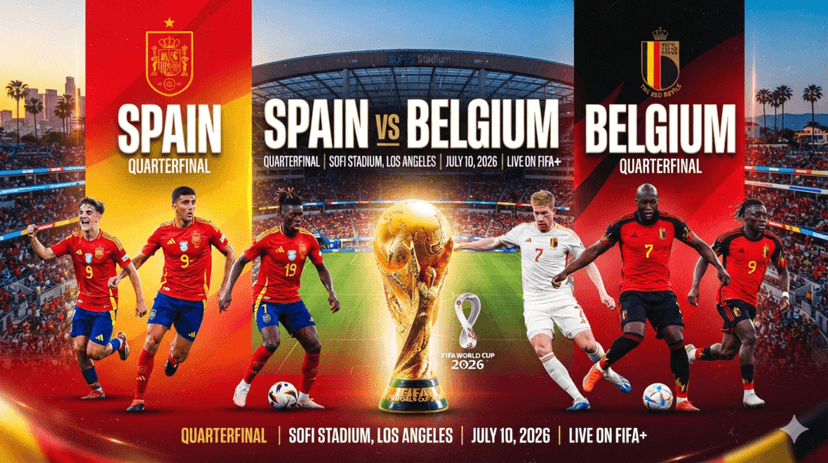 Spain vs Belgium